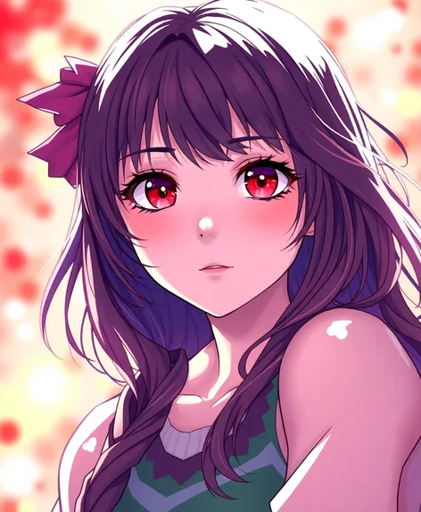 girls with red eyes