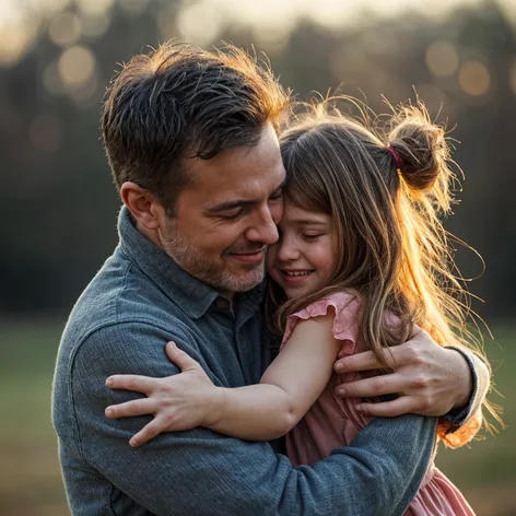 father and daughter,make people