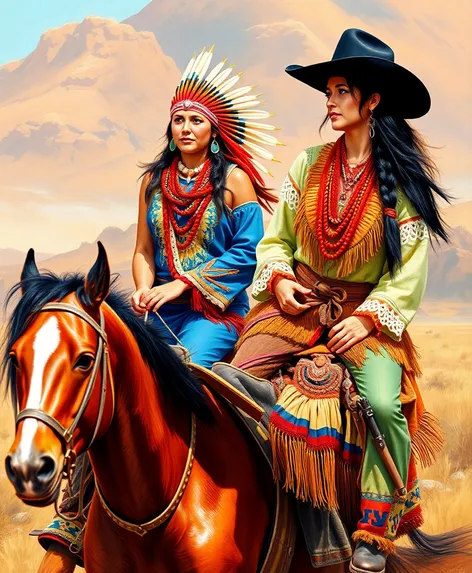 native american cowgirls