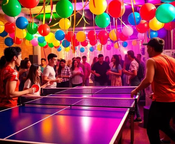 ping pong friends party