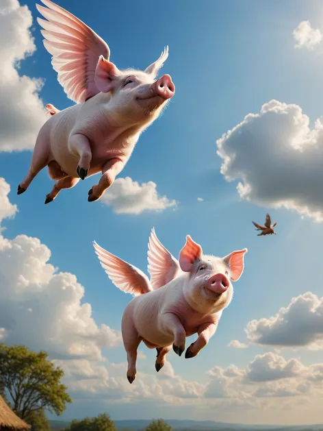 pigs flying