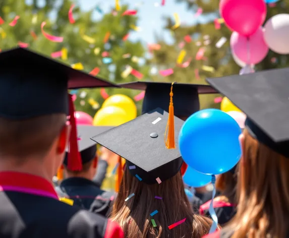 graduation hats and