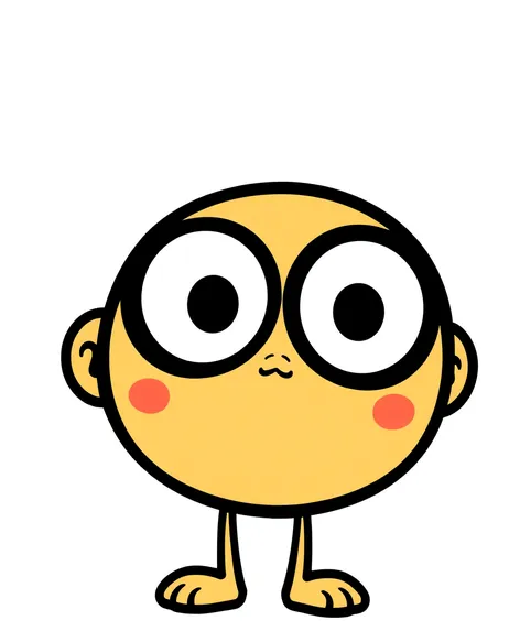 cartoon with big eyes