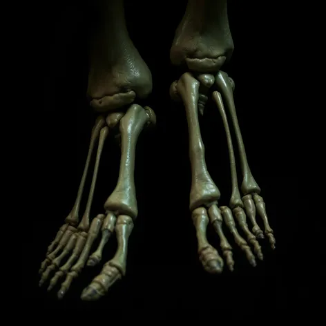 skeleton feet