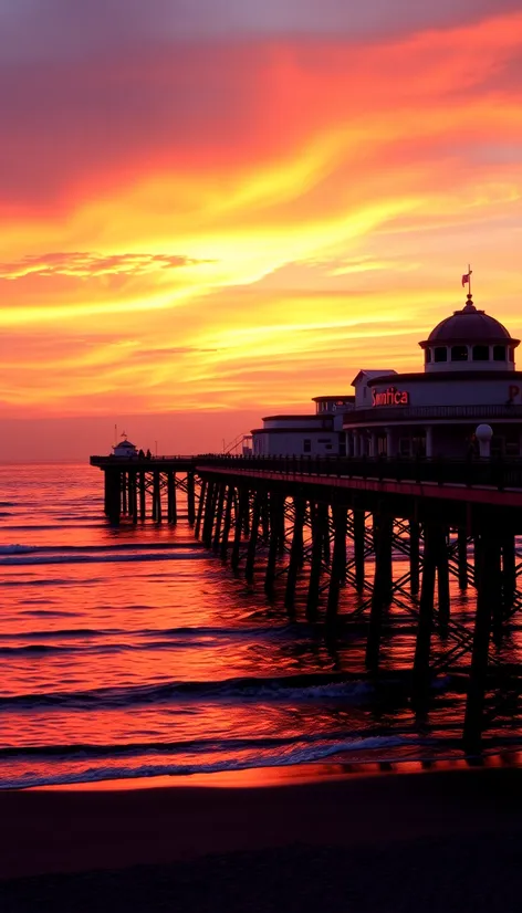 sunset and santa monica