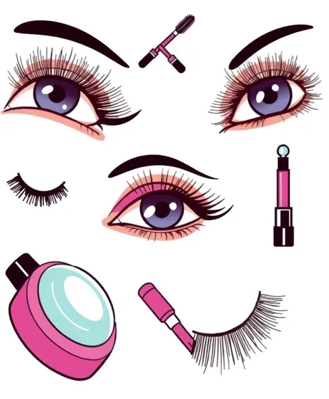 lash care icons