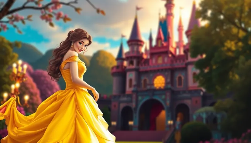 princess belle yellow dress