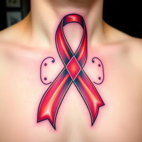 tattoo thyroid cancer ribbon