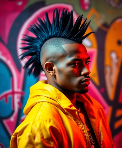 black male hairstyles mohawk