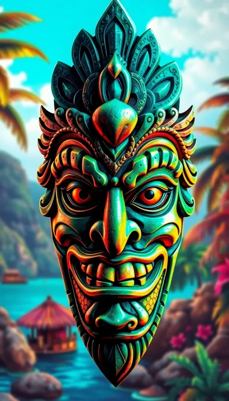 tiki mask