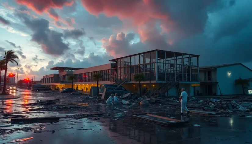 cancun airport post hurricane