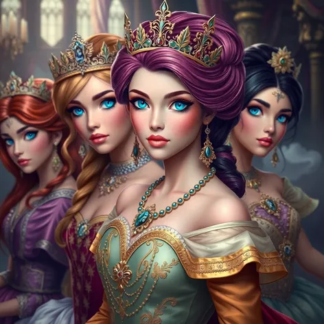 princesses with blue eyes