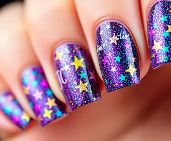 nails with stars