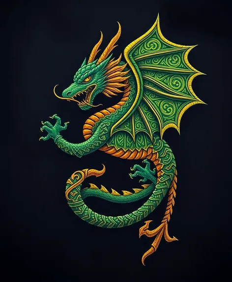 celtic dragon tattoo