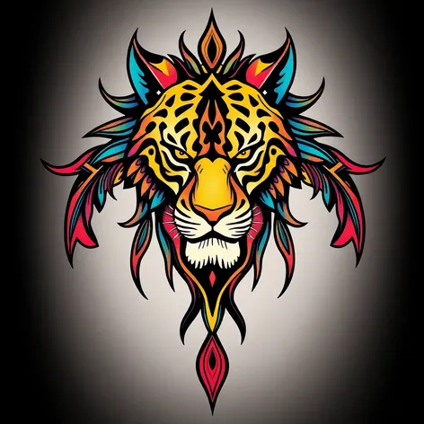 leo tattoo tribal