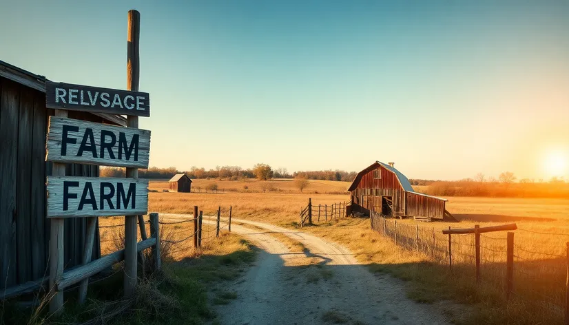 farm signs