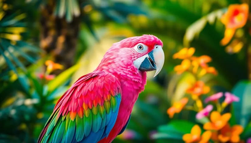 pink parrot