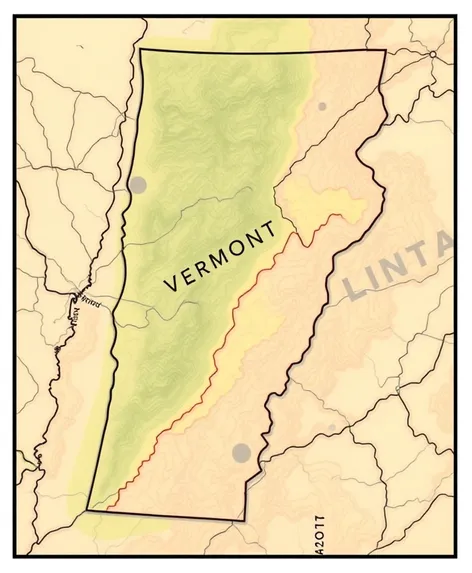 vermont county map