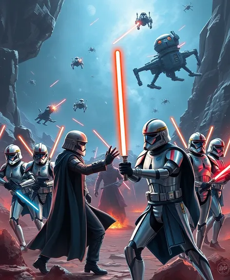 jedi and clone troopers