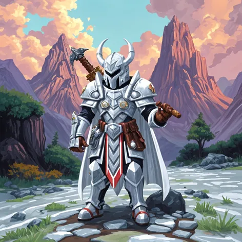 tibia sprite white armor