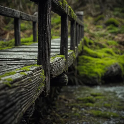 old wooden bridge