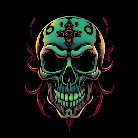 skull tattoo drawings