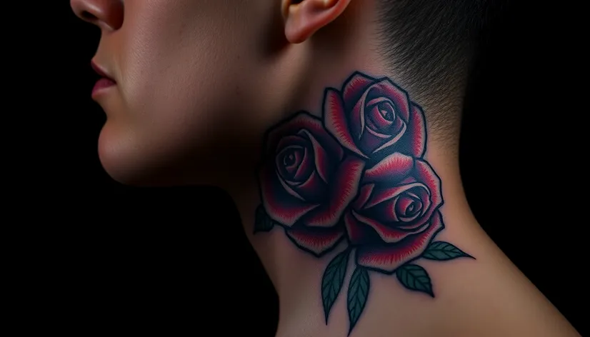 tattoos of roses on