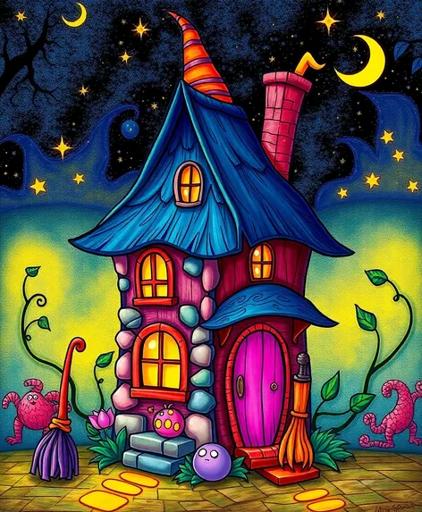 witch house cartoon