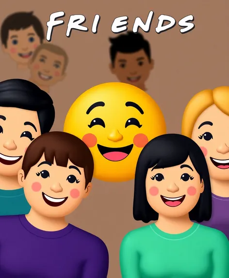 icon friends emoji transparent