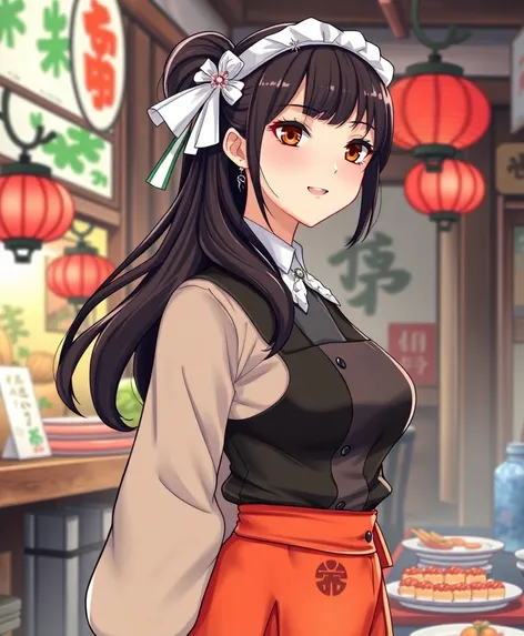 sushi waitress outfit