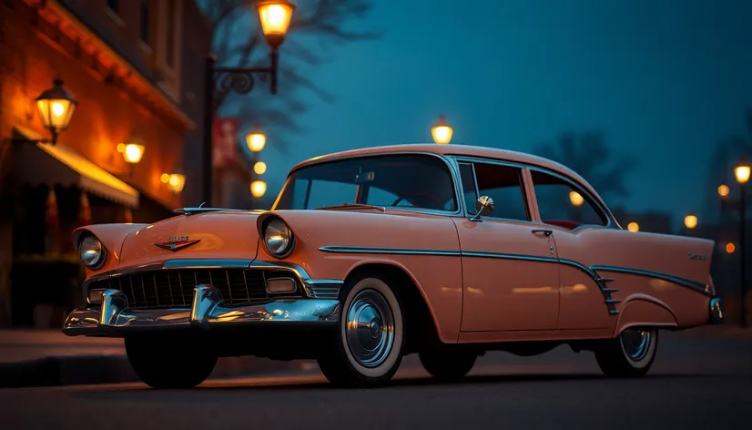 1956 green 4-door sedan