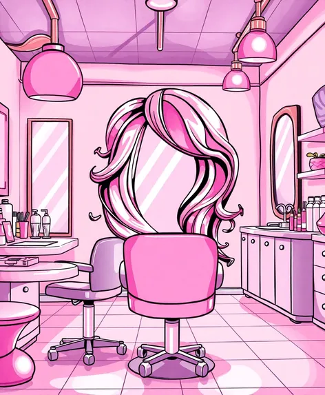 hair salon cute clipart