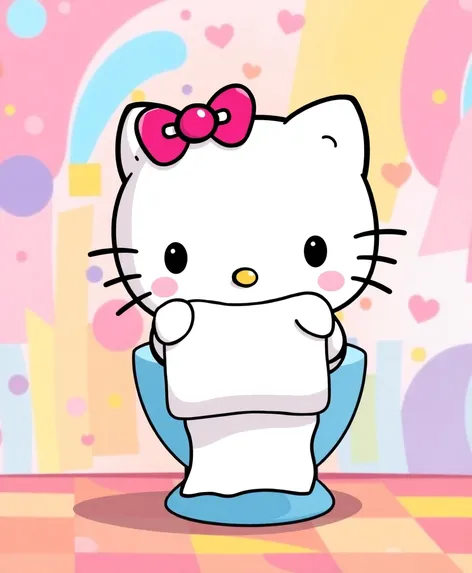 hello kitty toilet paper