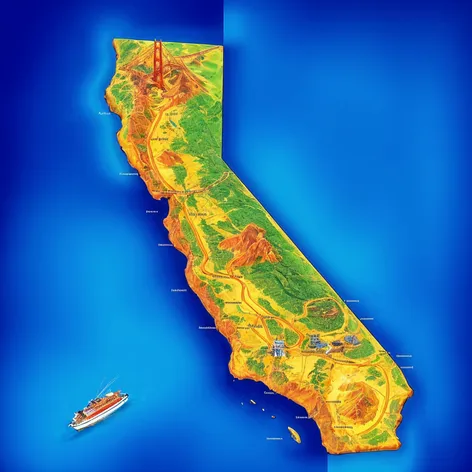 map of northern california