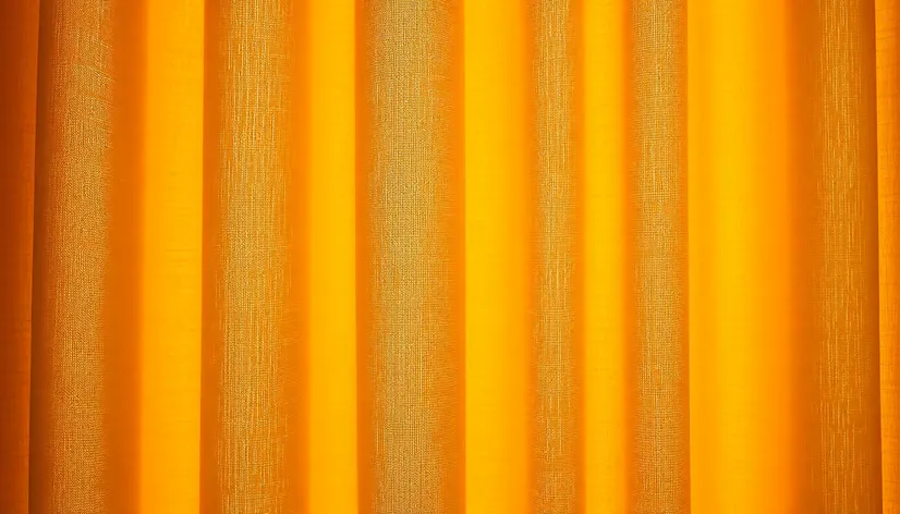 yellow curtain