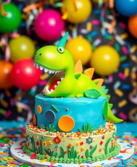 dinosaur birthday cake