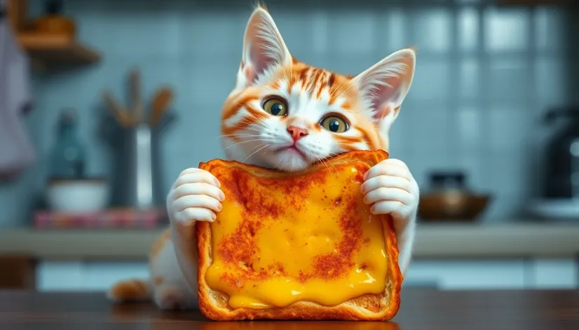 grilled cheese cat