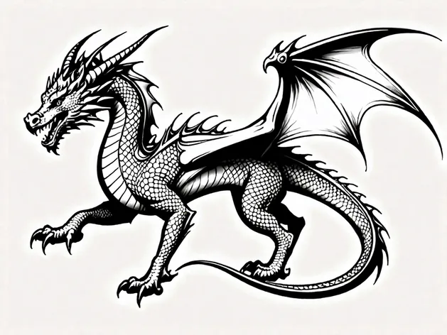 medival dragon tattoos