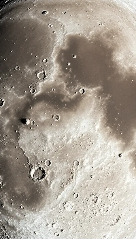 close up moon