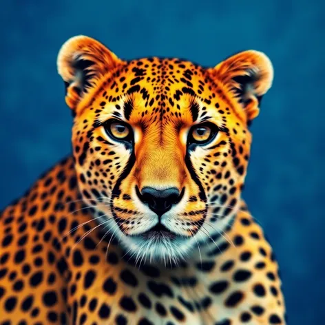 cheetah wallpaper blue