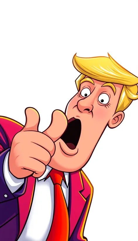 cartoon character cartoon trump