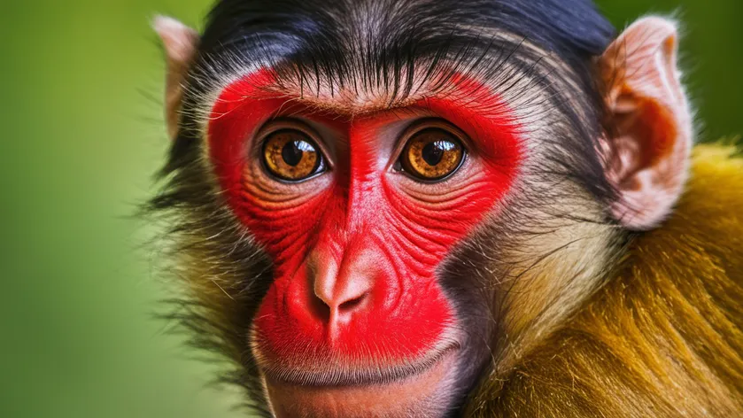 red face monkey