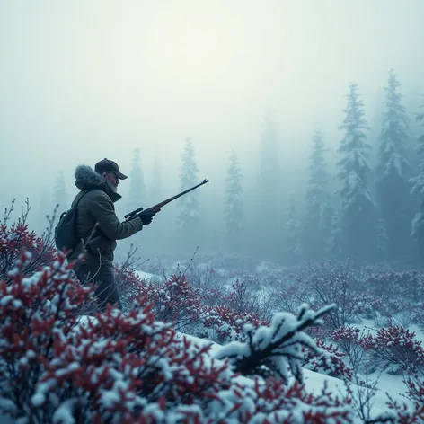 hunting in taiga biome