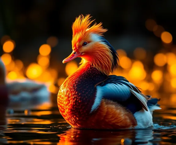 flaming duck photo