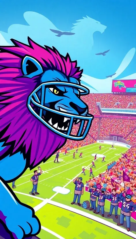 detroit lions images cartoon