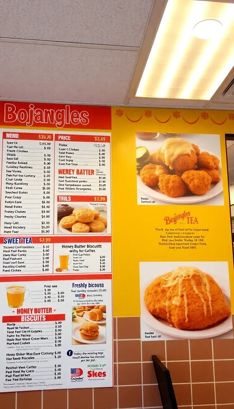 bojangles menu with prices