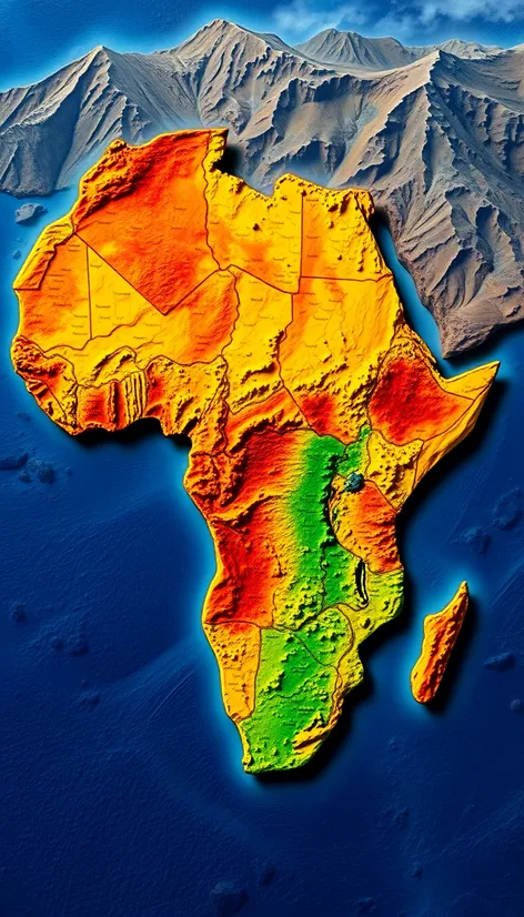 east africa map