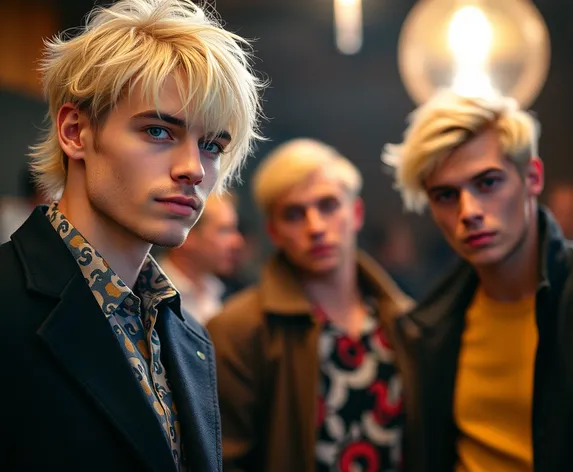 blonde hairstyles men