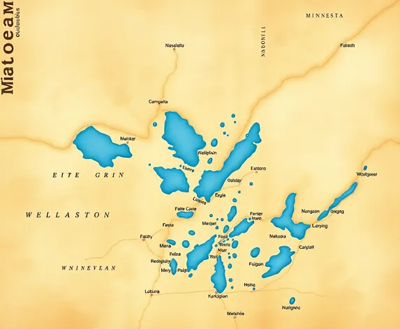 minnesota lakes map