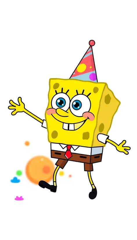 spongebob birthday animated clipart